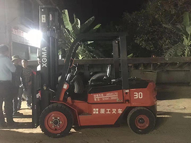 急客戶之所急，永新昌叉車服務(wù)暖人心